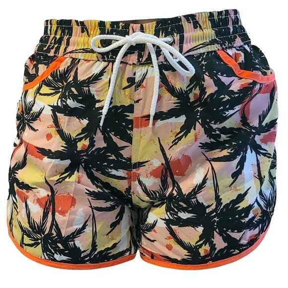Beach Shorts, Junior Girls Bathing Trunks, Sunrise Print Style 6 - Picture 2 of 4